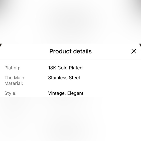 18K Gold Plated Vintage Necklace - Picture 3 of 5